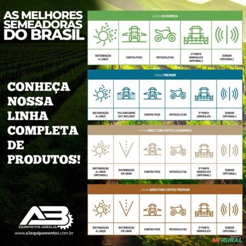 Imagem Semeadora / Semeadeira Elétrica A3 Equipamentos Imagem Semeadora / Semeadeira Elétrica A3 Equipamentos