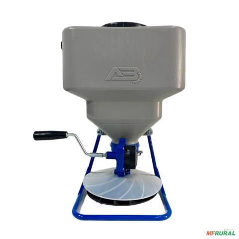 Semeadora E Adubadora Manual Grãos Miúdos 17 Litros Cinza e Azul Imagem Semeadora E Adubadora Manual Grãos Miúdos 17 Litros Cinza e Azul