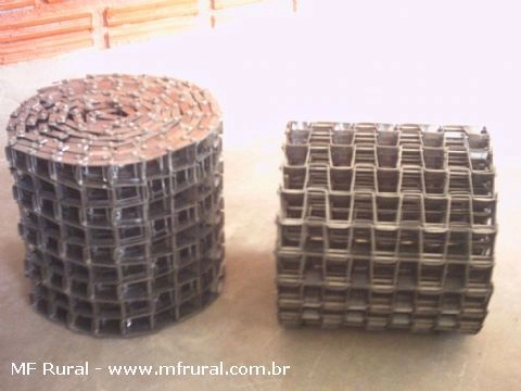 ESTEIRAS DE AÇO INOX PARA DISTRIBUIDORES DE CALCARIO E ADUBO Imagem ESTEIRAS DE AÇO INOX PARA DISTRIBUIDORES DE CALCARIO E ADUBO