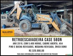 Retroescavadeira Case 580N