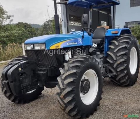 Trator New Holland 7630 4x4 ano 11