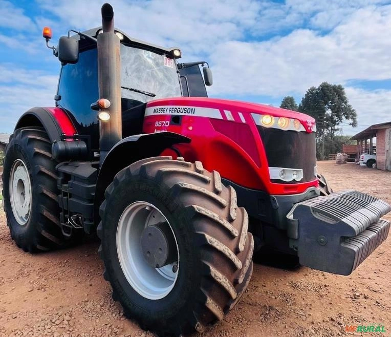 Trator Massey Ferguson 8670 Ano 2014 Imagem Trator Massey Ferguson 8670 Ano 2014
