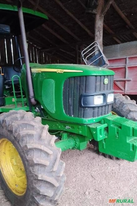 Imagem Trator John Deere 6415 ano 2009 Imagem Trator John Deere 6415 ano 2009