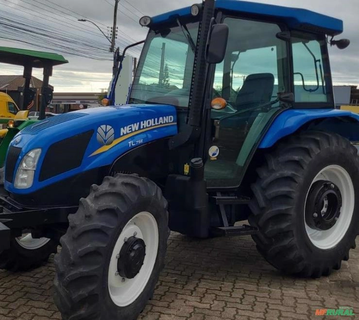 Trator New Holland TL 75 E Ano 2015 Imagem Trator New Holland TL 75 E Ano 2015