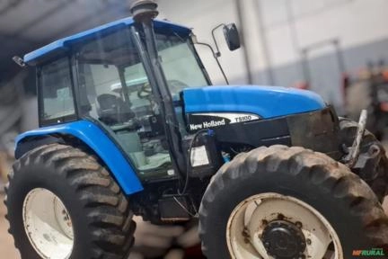 Trator New Holland TS100 ano 1999 Imagem Trator New Holland TS100 ano 1999