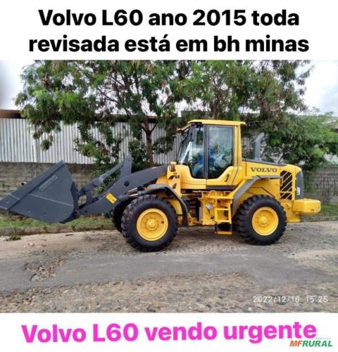 Pá Carregadeira volvo L60 2015 muito nova Imagem Pá Carregadeira volvo L60 2015 muito nova