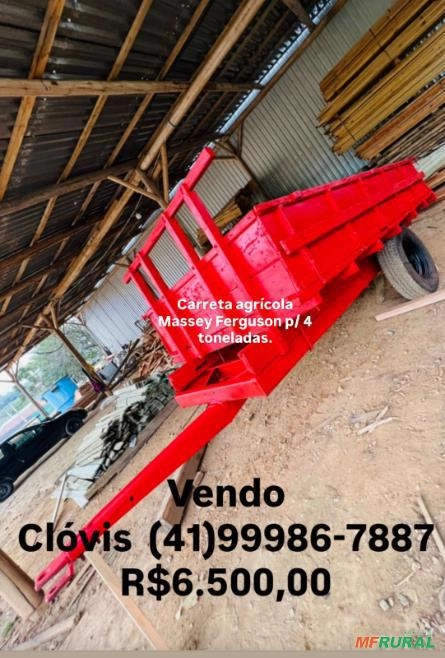 Carreta agrícola MF Imagem Carreta agrícola MF