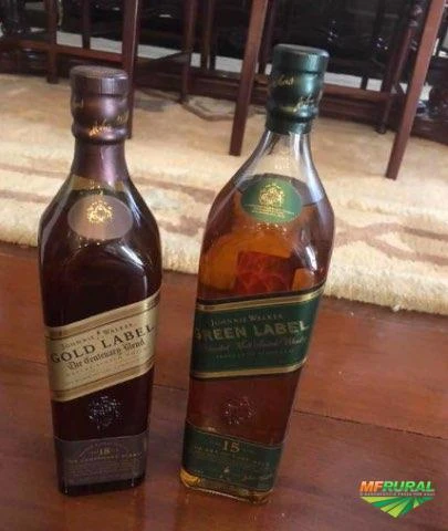 Wisky original blue label+gold label+green label