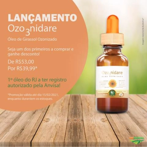 Óleo de Girassol ozonizado Imagem Óleo de Girassol ozonizado