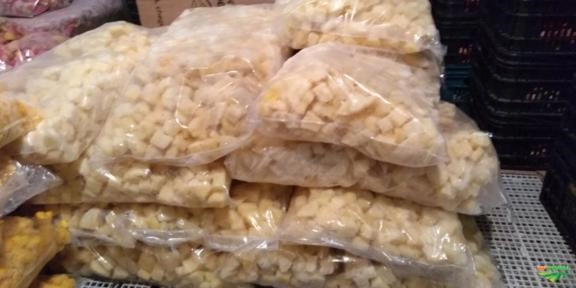 Imagem Frutas congeladas Imagem Frutas congeladas