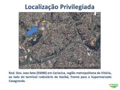 Terreno Escriturado - Localiz. Privilegiada - 9.600 m2 ao Lado do Term. de Itacibá - Cariacica E.S.