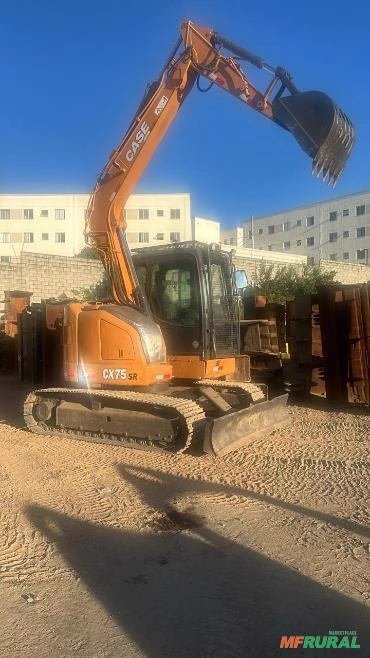 Mini Escavadeira CASE CX 75 SR - 2016 Imagem Mini Escavadeira CASE CX 75 SR - 2016