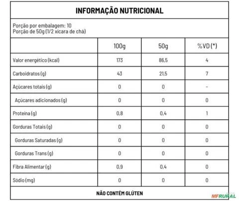 Farinha de Araruta - 25Kg