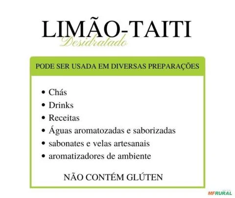 Limão-Taiti Desidratado - 8Kg