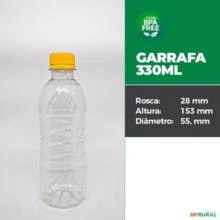 GARRAFA FRASCO PET 330 ML