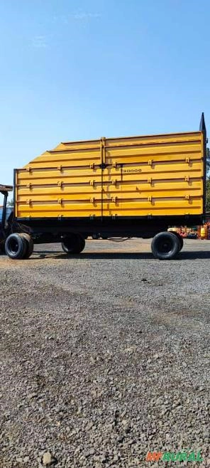 CARRETA BASCULANTE 30 METROS CUBICOS Imagem CARRETA BASCULANTE 30 METROS CUBICOS