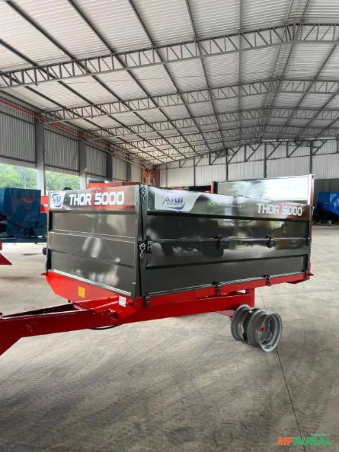 CARRETA BASCULANTE HIDRAULICA CAP. 5000 KG SEM PNEUS A PRONTA ENTREGA Imagem CARRETA BASCULANTE HIDRAULICA CAP. 5000 KG SEM PNEUS A PRONTA ENTREGA