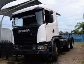 Scania G440 ano 2015, 6x4, automática, com 528.000 km