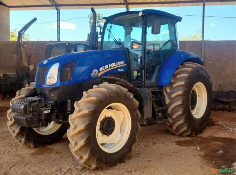 Trator New Holland T6.110 ano 2023, 4x4, com 125 horas Imagem Trator New Holland T6.110 ano 2023, 4x4, com 125 horas