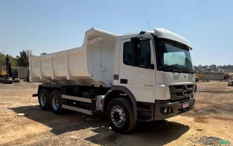 Caminhão Mercedes Benz MB 2426 ano 2020, 6x2, com caçamba de 12 ㎥, manual, 180.000 km Imagem Caminhão Mercedes Benz MB 2426 ano 2020, 6x2, com caçamba de 12 ㎥, manual, 180.000 km