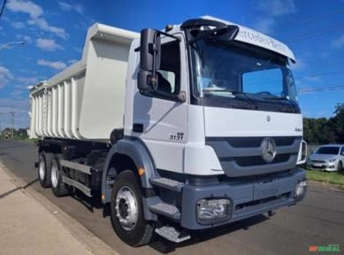 Caminhão Mercedes Benz MB Axor 3131 ano 2021, 6x4, com caçamba Facchini de 16 ㎥, automático Imagem Caminhão Mercedes Benz MB Axor 3131 ano 2021, 6x4, com caçamba Facchini de 16 ㎥, automático