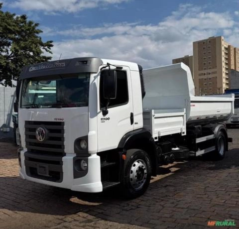 Caminhão Volkswagen VW 17.190 ano 2019, com caçamba Facchini de 6 ㎥ Imagem Caminhão Volkswagen VW 17.190 ano 2019, com caçamba Facchini de 6 ㎥