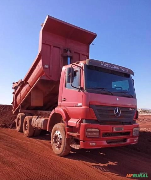 Caminhão Mercedes Benz MB 2831 ano 2009, 6x4, caçamba meia cana de 14 ㎥, 400.000 km Imagem Caminhão Mercedes Benz MB 2831 ano 2009, 6x4, caçamba meia cana de 14 ㎥, 400.000 km