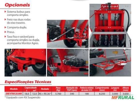 Imagem DISTRIBUIDOR DE ADUBOS E CALCÁRIO DSE VTAX Imagem DISTRIBUIDOR DE ADUBOS E CALCÁRIO DSE VTAX