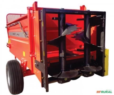 VAGÃO DISTRIBUIDOR DE ESTERCO DOIS OU QUATRO ROLOS VERTICAIS Imagem VAGÃO DISTRIBUIDOR DE ESTERCO DOIS OU QUATRO ROLOS VERTICAIS