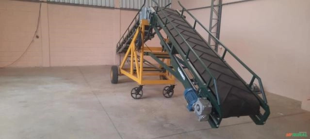 Imagem ESTEIRA TRASNPORTADORA ARTICULADA WAIG Imagem ESTEIRA TRASNPORTADORA ARTICULADA WAIG