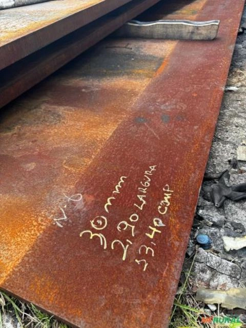 Chapas de Aço Novas e Usadas Imagem Chapas de Aço Novas e Usadas