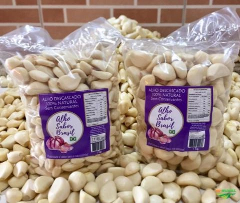 Alho descascado Imagem Alho descascado