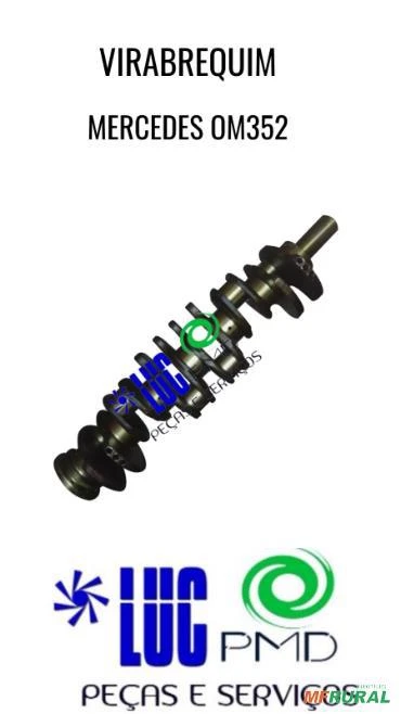 VIRABREQUIM MOTOR OM352 Imagem VIRABREQUIM MOTOR OM352