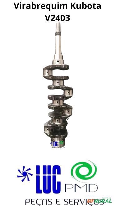 Virabrequim Kubota V2403 Imagem Virabrequim Kubota V2403