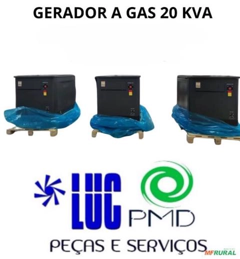 Imagem GERADOR A GAS 20 KVA COM TRANFERENCIA Imagem GERADOR A GAS 20 KVA COM TRANFERENCIA