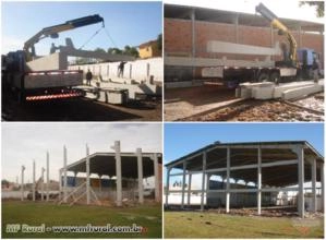 Pavilhões pré-moldados Mistos, Metálica, Concreto e Pisos Cimenticios Cordone. Pavilhões pré-moldados Mistos, Metálica, Concreto e Pisos Cimenticios Cordone.