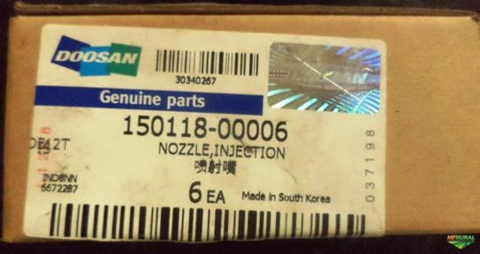 Ponteira Bocal Doosan Imagem Ponteira Bocal Doosan