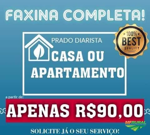 Serviço de Limpeza faxina Diarista preço campinas