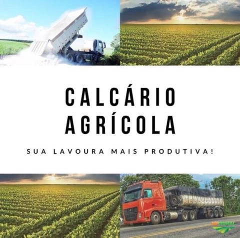 Imagem Calcário nas Lavouras Granel Imagem Calcário nas Lavouras Granel