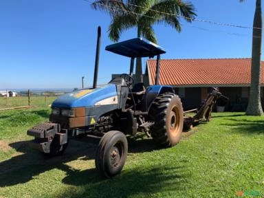 Trator New Holland TL 75 E 4x2 ano 06 Imagem Trator New Holland TL 75 E 4x2 ano 06
