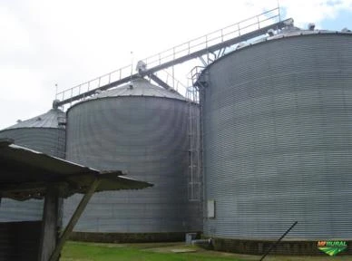 Unidade completa para secagem e armazenagem de arroz em pleno funcionamento - Viamão RS