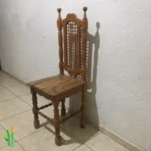 Jogo de cadeiras rústicas 100% de ipê