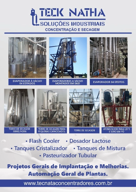 TORRE DE SECAGEM - SPRAY DRYER SECAGEM DE SORO LEITE E OUTROS Imagem TORRE DE SECAGEM - SPRAY DRYER SECAGEM DE SORO LEITE E OUTROS