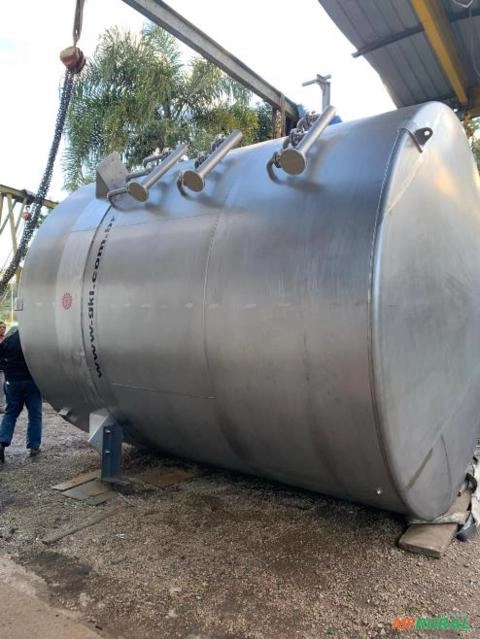 Tanque de Aço Inox 304 - Reator 30m³ Imagem Tanque de Aço Inox 304 - Reator 30m³
