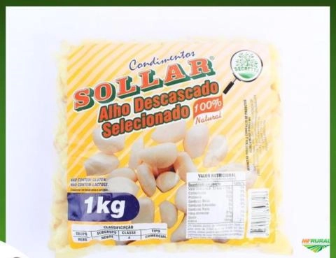 Alho Descascado 1kg Imagem Alho Descascado 1kg