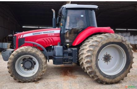 Trator 7415 Massey Ferguson ano 2013 duplado cod 1960 Imagem Trator 7415 Massey Ferguson ano 2013 duplado cod 1960