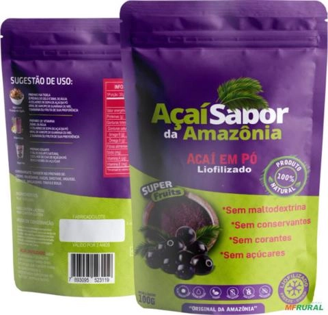 Açaí em Pó Liofilizado Imagem Açaí em Pó Liofilizado