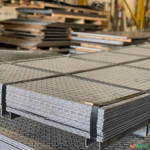 Chapas e Retalhos em Aço Carbono Imagem Chapas e Retalhos em Aço Carbono