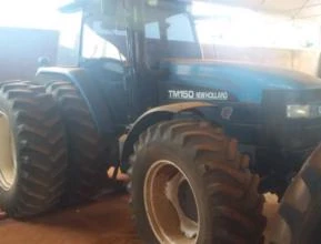 Trator New Holland TM 150 4x4 ano 01