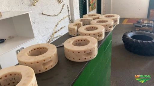 Colar duplo nylon Imagem Colar duplo nylon